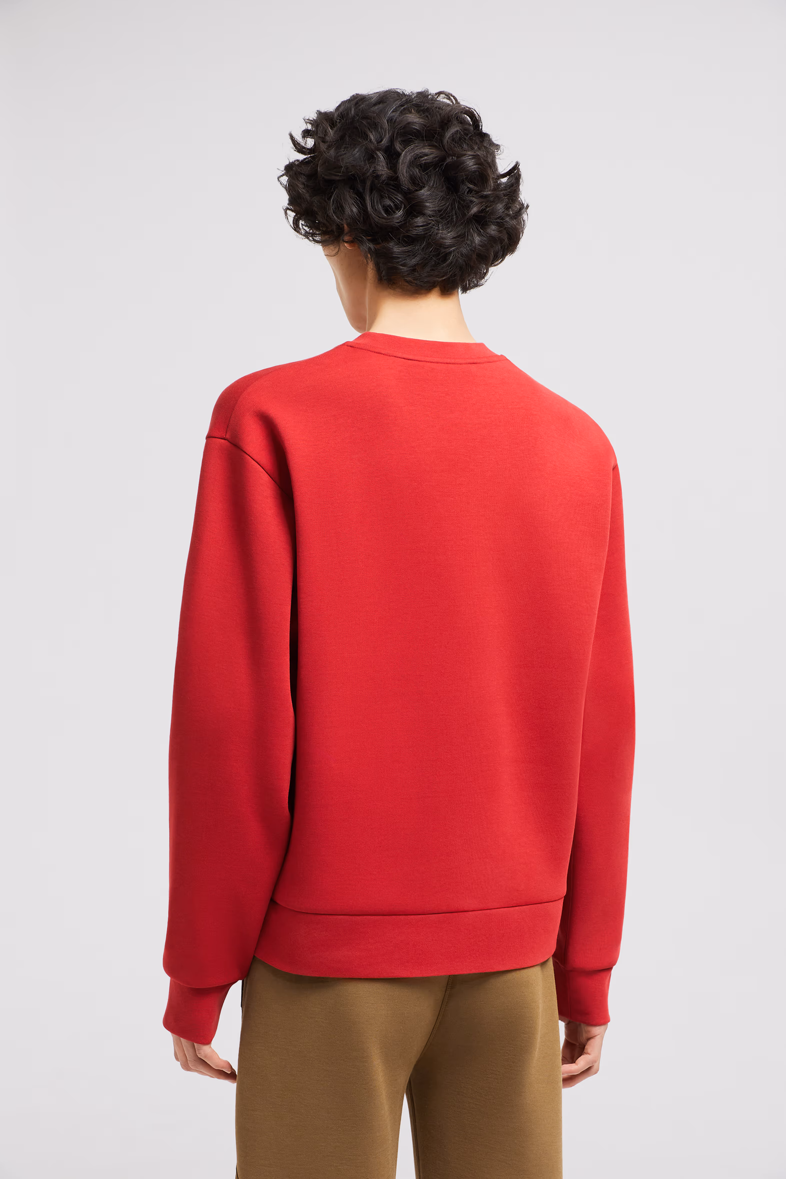 Year of the Snake Patch Neoprene Sweatshirt Men Red Moncler 5
